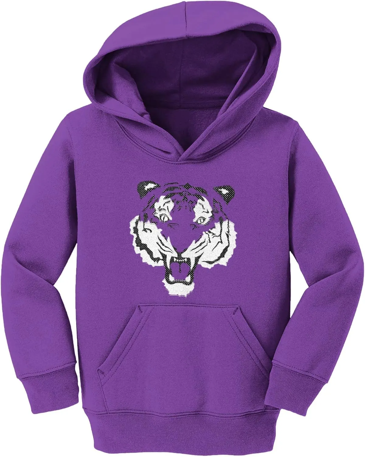 Tiger Face - Fierce Spirit Animal Toddler/Youth Fleece Hoodie