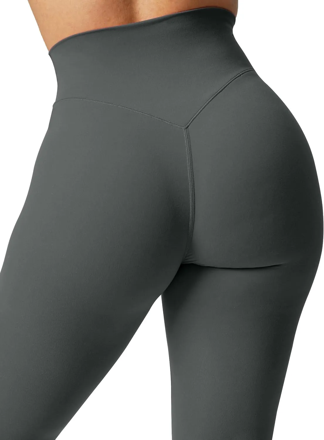 Unthewe High Waisted Flare Leggings for Women Tummy Control Butt Lifting Workout Yoga Wide Leg Pants