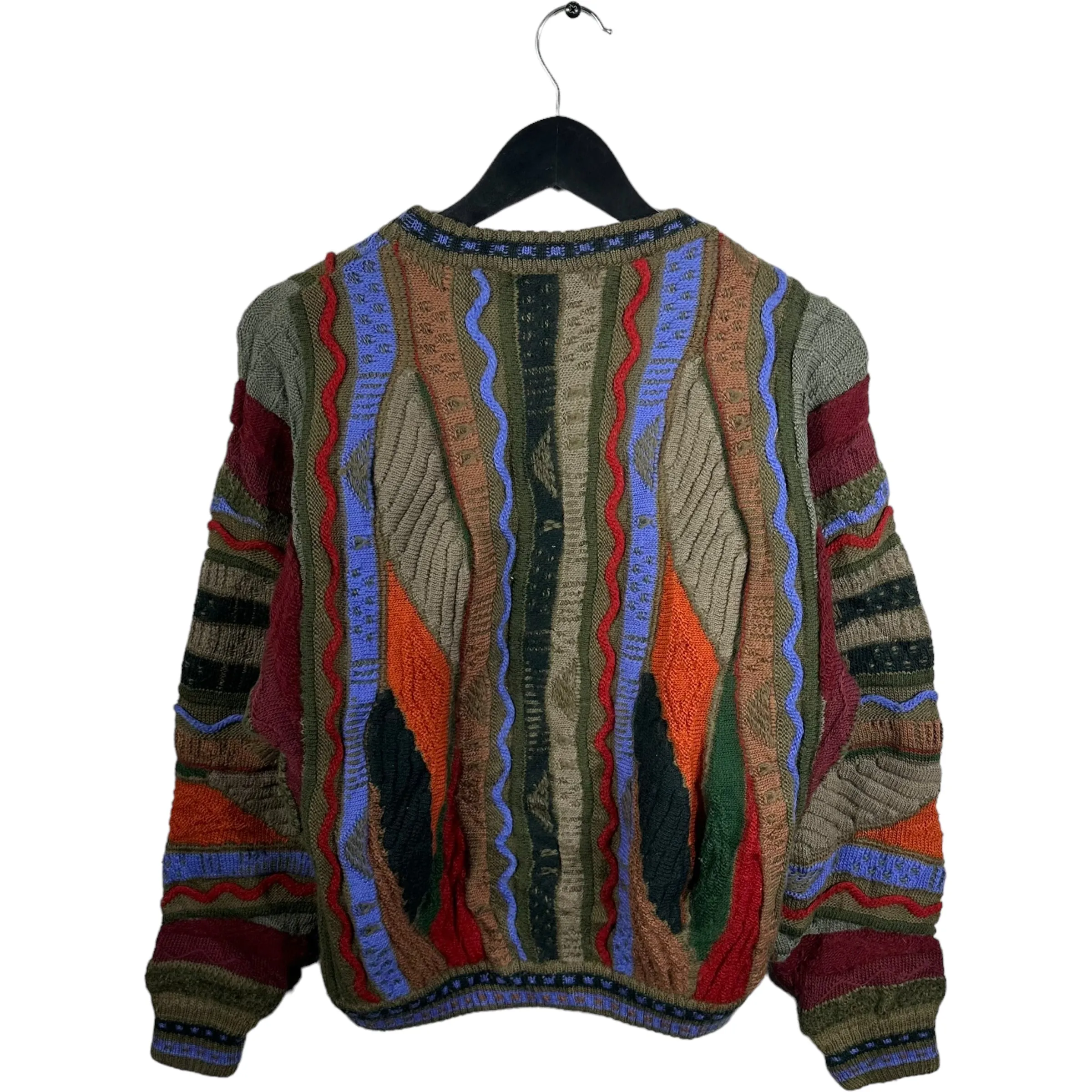 Vintage Kalaroo Vertical Stripe 3D Knit Sweater
