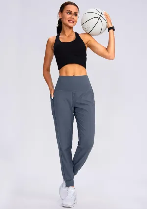 Viodia Women's Joggers with Pockets High Waisted Athletic Workout Yoga Jogger Pants for Women Tapered Sweatpants