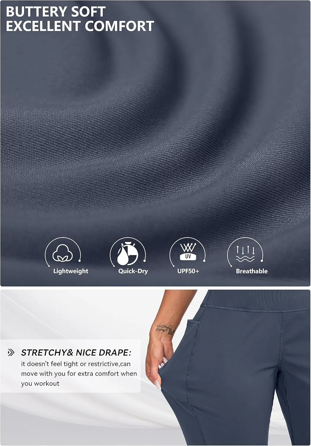Viodia Women's Joggers with Pockets High Waisted Athletic Workout Yoga Jogger Pants for Women Tapered Sweatpants