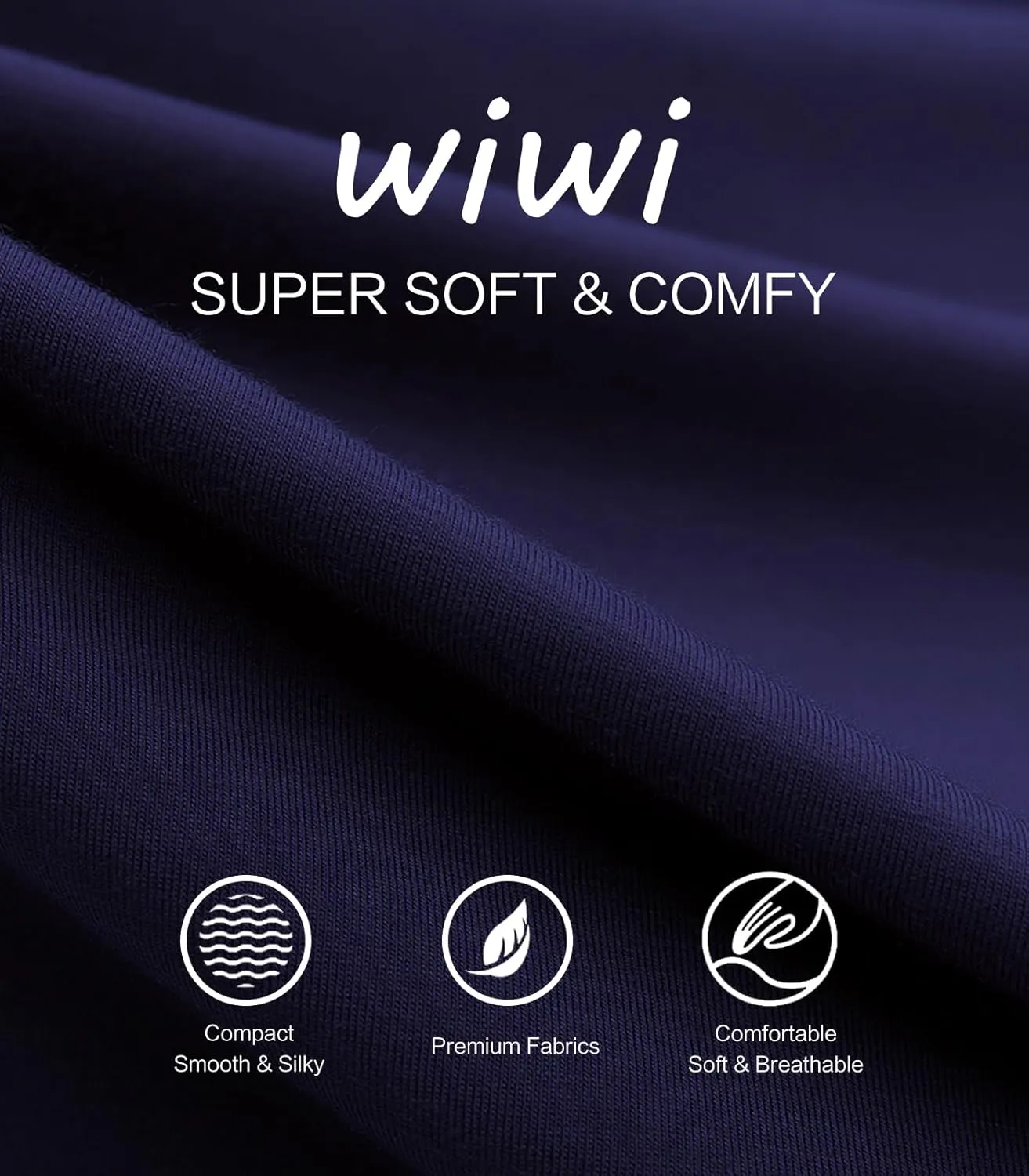 WiWi Women' s Pajamas Pants with Pocket Soft Viscose from Bamboo Yoga Loose Pant Comfy Pajama Bottoms S-XXL
