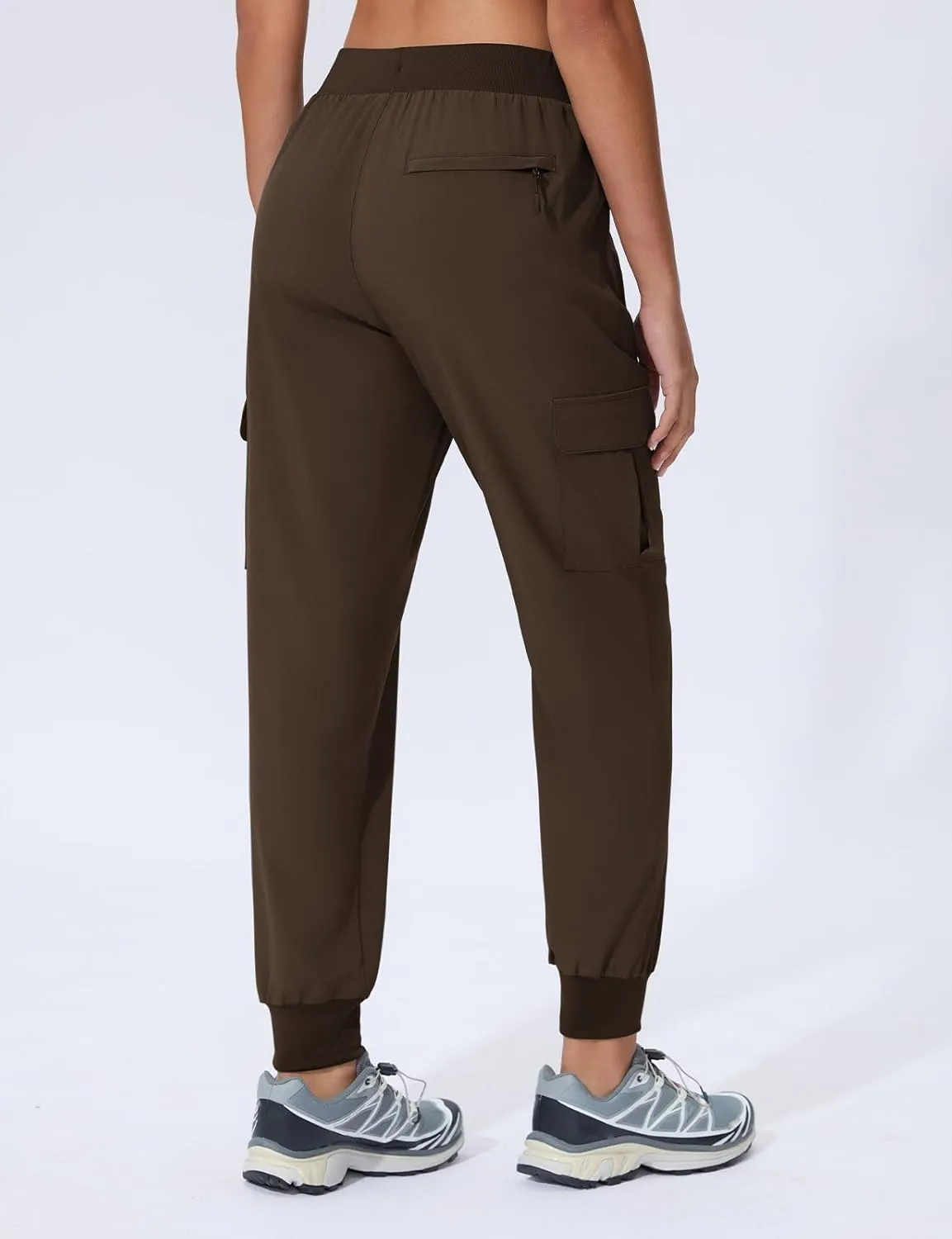 Women's Cargo Joggers Quick Dry Hiking Joggers UPF 50  Lightweight Athletic Jogger Pants Travel Water Resistant