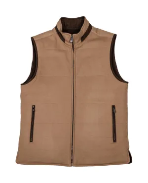 Wool twill waistcoat