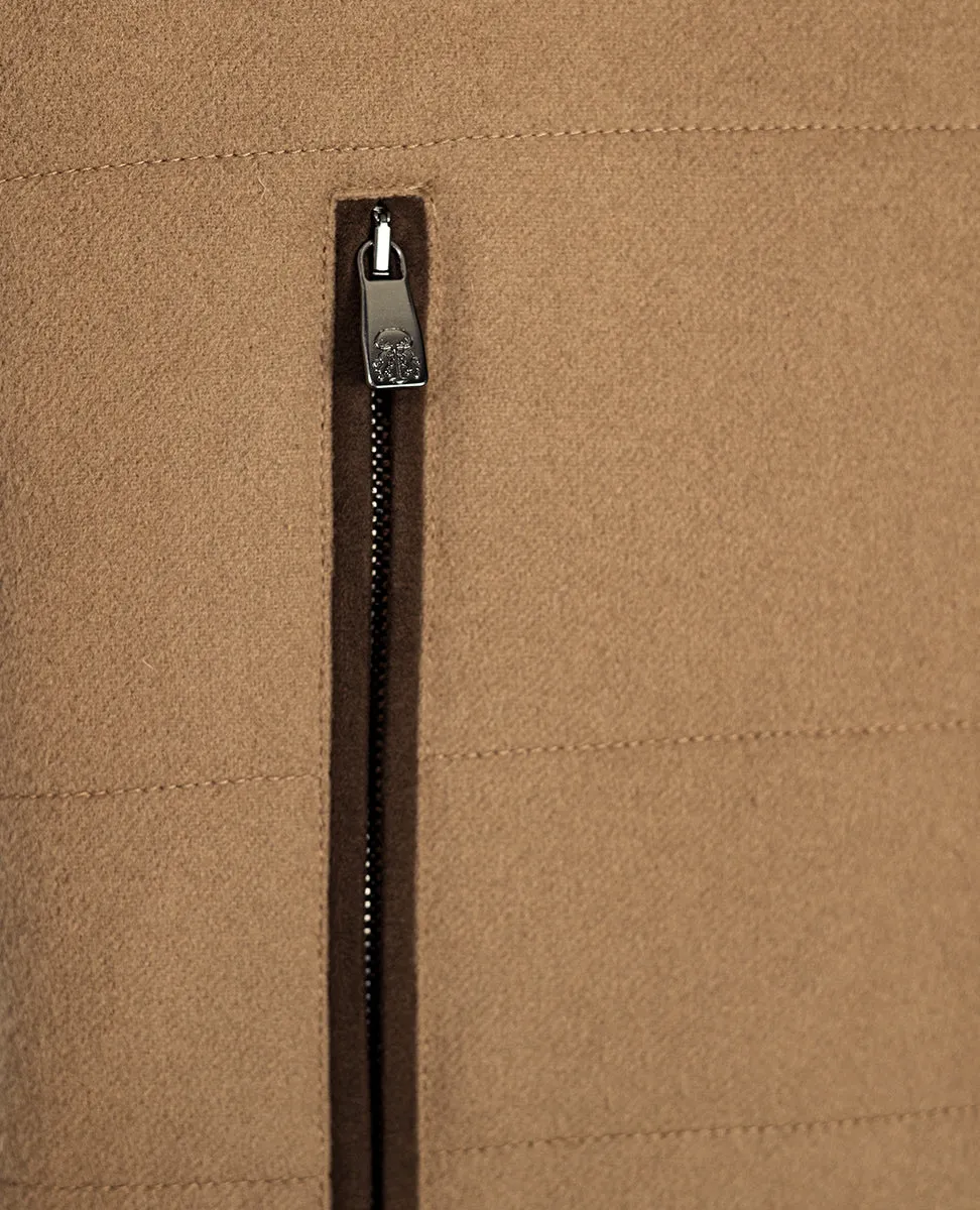 Wool twill waistcoat