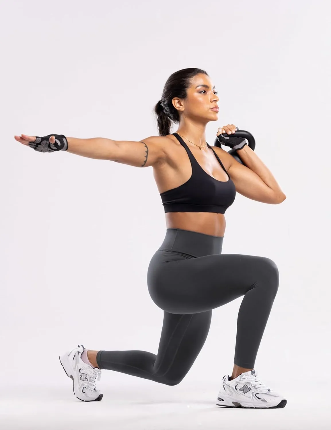 Workout Leggings for Women Yoga Pants 7/8 High Waisted Athletic Tights Silky Feeling Soft 25" Gym Activewear Lounge